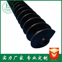 螺桿塑料白色食品級耐磨UHMW-PE輸送螺桿