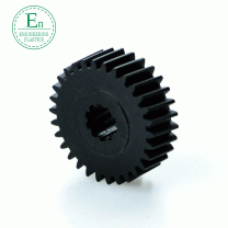 MC尼龍斜齒輪澆筑小模數齒輪自潤滑PA6尼龍齒輪